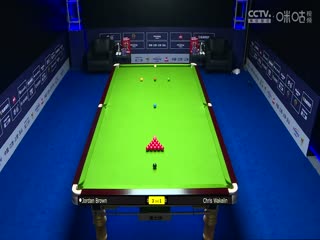 斯諾克世界公開賽64進(jìn)32 克里斯·沃克林5-4喬丹·布朗 20240319