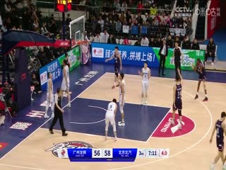 CBA常規(guī)賽第35輪 廣州龍獅VS北京北汽 20240127（張澤欣）