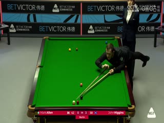 2024斯諾克德國大師賽 馬克·艾倫2-5約翰·希金斯 20240201