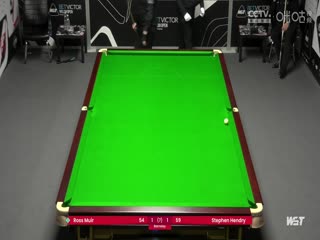 2024斯諾克威爾士公開賽資格賽 斯蒂芬·亨德利2-4羅斯·繆爾 20240125