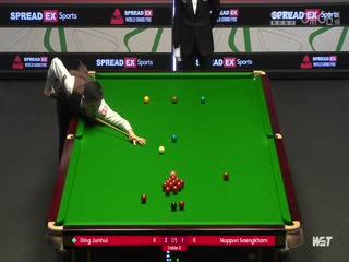 2024斯諾克世界大獎(jiǎng)賽 諾龐·?？材?-4丁俊暉 20240118