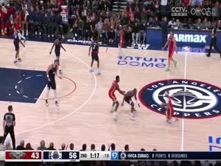 NBA常規(guī)賽 鵜鶘VS快船 20250403