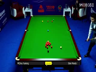 2025斯諾克武漢公開賽32進(jìn)16 周躍龍1-5斯坦·穆迪 20250826