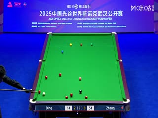 2025斯諾克武漢公開(kāi)賽延期資格賽及64進(jìn)32 丁俊暉5-1張浩 20250824