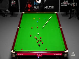 24-25賽季斯諾克世錦賽資格賽Day10 賀國強5-10阿里·卡特（第二階段） 20250417