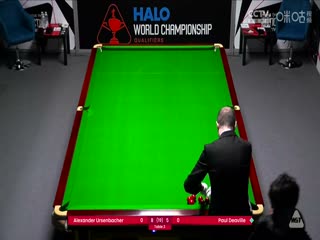 斯諾克世錦賽資格賽128進(jìn)96 亞歷山大·烏森巴赫10-6保羅·迪維爾（第二階段） 20250408