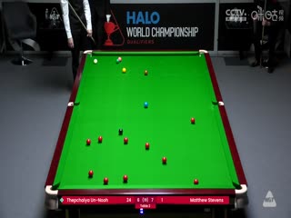 24-25賽季斯諾克世錦賽資格賽第三輪 塔猜亞·烏努8-10馬修·史蒂文斯（第二階段） 20250414