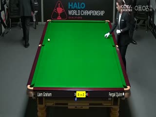 斯諾克世錦賽資格賽128進(jìn)96 利亞姆·格雷厄姆2-6弗加爾·奎因（第一階段） 20250407