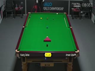 斯諾克世錦賽資格賽128進96 黃佳浩10-4阿曼·伊克巴爾（第二階段） 20250407