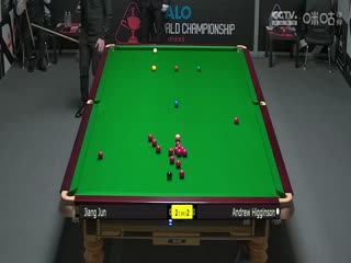 斯諾克世錦賽資格賽96進(jìn)64  江俊6-3安德魯·希金森（第一階段） 20250411