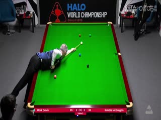 斯諾克世錦賽資格賽96進(jìn)64 馬克·戴維斯5-4羅比·麥圭根（第一階段） 20250410