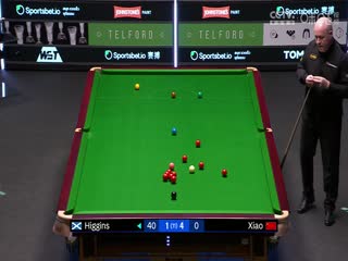 斯諾克球員錦標(biāo)賽四分之一決賽和半決賽 肖國棟5-6約翰·希金斯 20250322