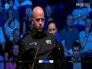 2025斯諾克英格蘭公開賽四分之一決賽 周躍龍5-4盧卡·布雷切爾 20250919