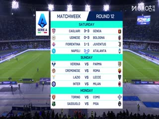 意甲聯(lián)賽 那不勒斯VS亞特蘭大 20251123