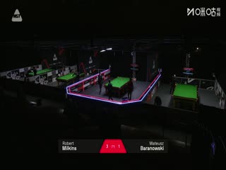 斯諾克英錦賽資格賽第二輪112進(jìn)80 羅伯特·米爾金斯6-2馬特烏斯·巴拉諾夫斯基 20251123