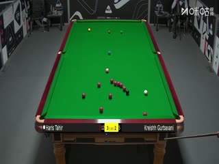 斯諾克英錦賽資格賽144進(jìn)112 哈里斯·塔希爾6-3克雷什·古爾巴克薩尼 20251123