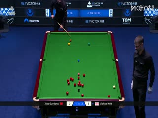 斯諾克蘇格蘭公開賽第一輪64進(jìn)32 肖國(guó)棟4-3邁克爾·霍爾特 20251216